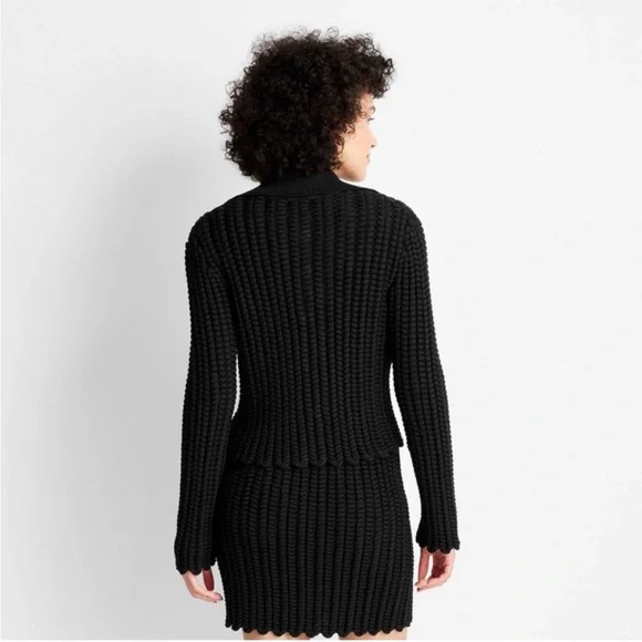 NWT | Future Collective x Jeneé Naylor | Braided Button-Front Collared Cardigan - Picture 3 of 15